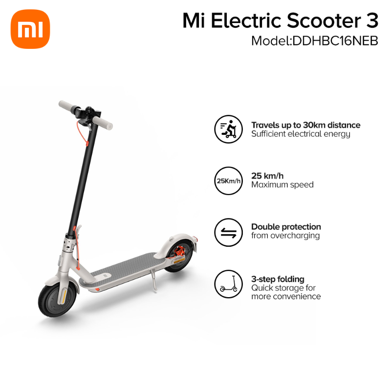 Scooter Eléctrico Xiaomi DDHBC16NEB