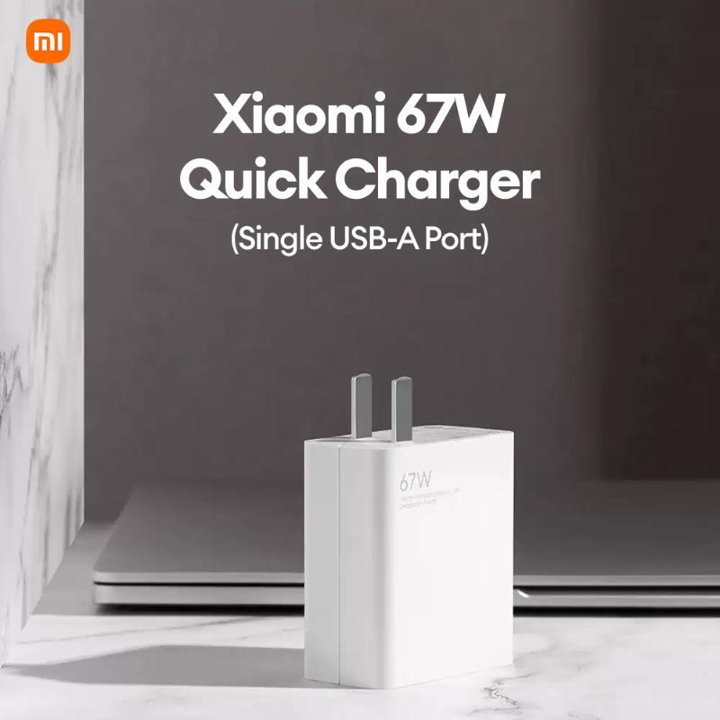 Xiaomi 67w Max Fast Charging Usb Adapter With Usb A To Type C Cable Set Us Plug Modelmdy 12 Ef 7957