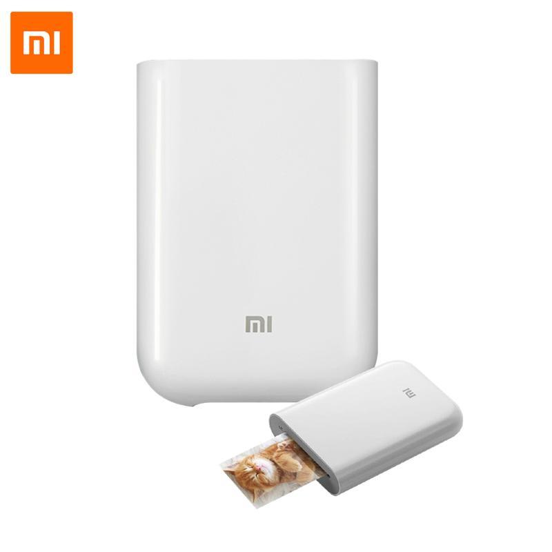 XIAOMI Mi Portable Photo Printer With 5 Sheets Photo Paper Bluetooth Mini  Pocket Photo Printer Made For iOS and Android Smartphones/Tablets